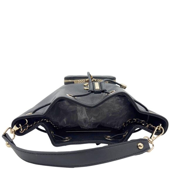 Chanel Business Affinity Caviar Quilted Leather Drawstring Bucket Bag Black - Picture 7 of 16